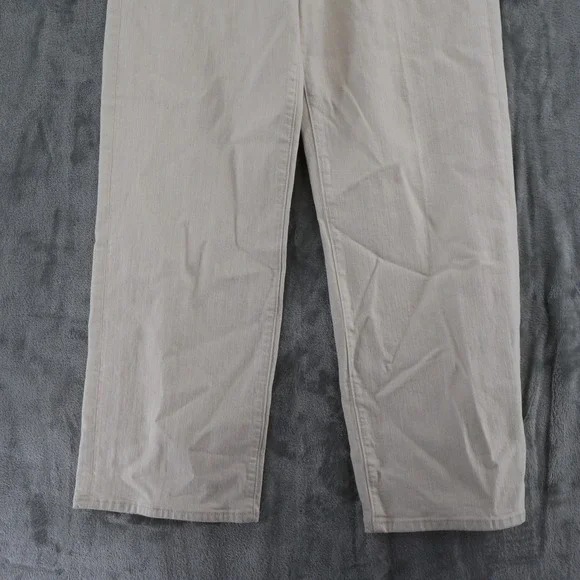 MOTHER The Rambler High Rise Ankle Jeans Women 32 Cream Straight Leg Classic NWT